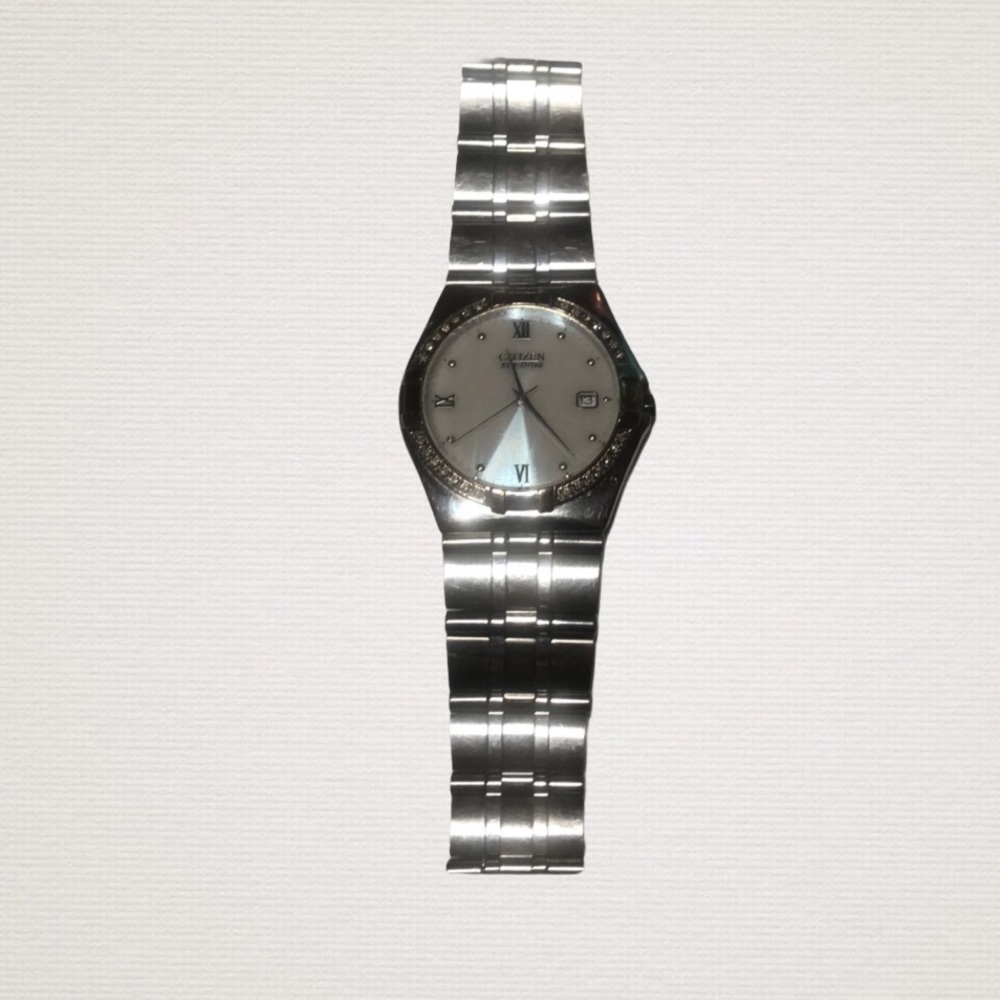 Silver & Diamond Citizen Eco-Drive Watch